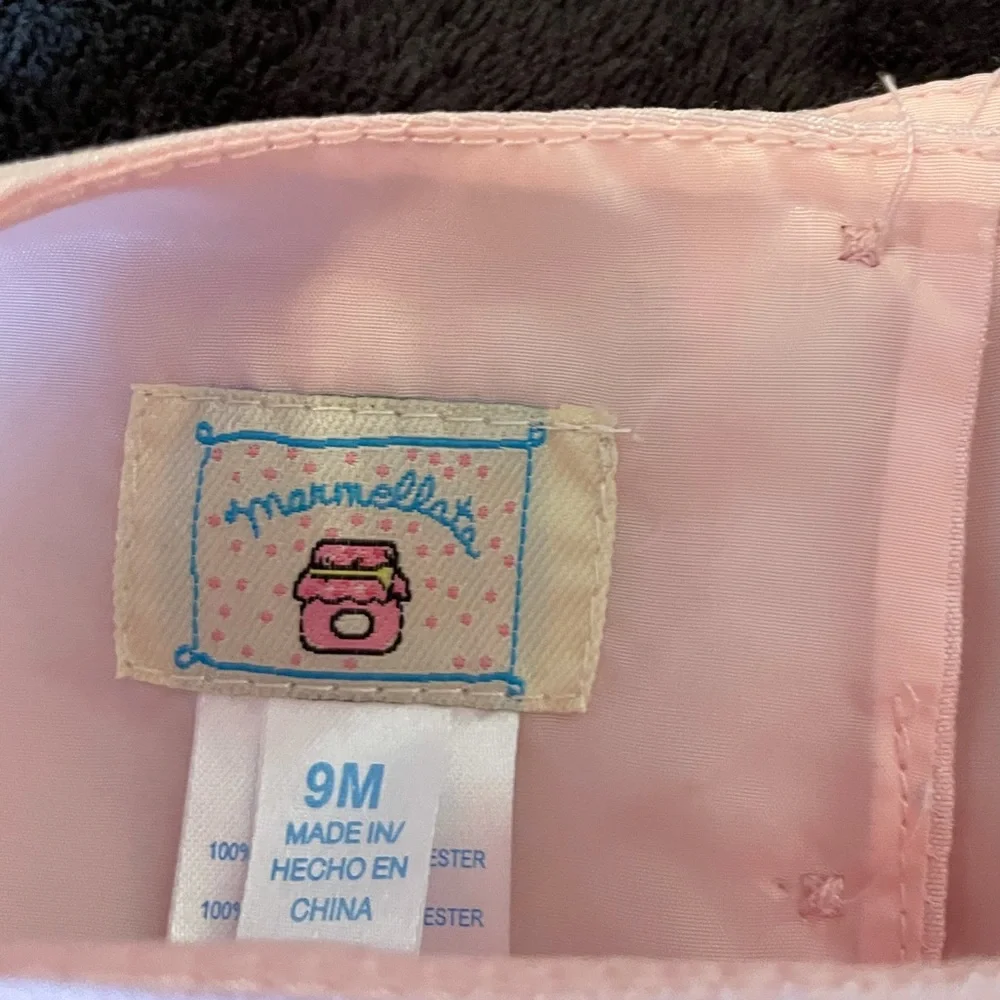 Marmellata blush pink toddler dress w/bloomers-Absolutely precious-EUC-Sz 9 mo - Picture 15 of 16